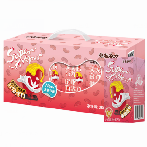 48.55元包邮！谷粒谷力 早餐奶豆奶 250ml*48盒