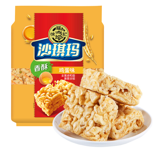 40元！徐福记香酥鸡蛋沙琪玛 768g*4件