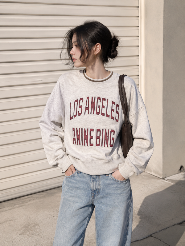 anine bing  Harry Logo 卫衣 