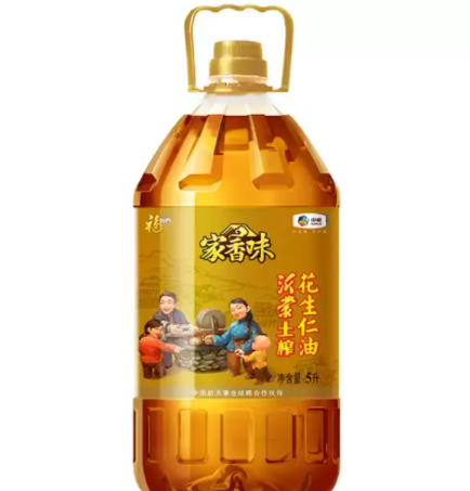【10点】1元秒杀！家香味 沂蒙土榨 花生仁油5L 
