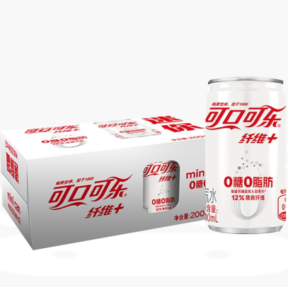 【有券的上】15.9元包邮！可口可乐无糖200nl*12罐