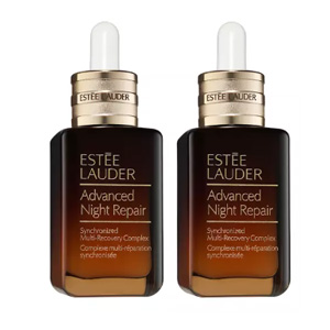 突发67折！Esteelauder雅诗兰黛双瓶精华套装50ml*2瓶（价值$250)