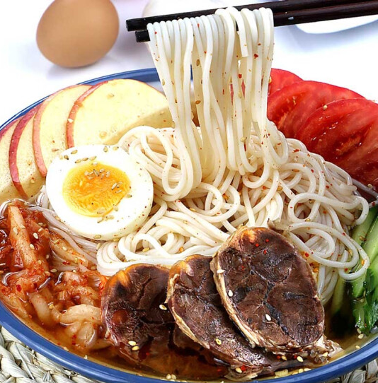 19.8包邮！弼涵 朝鲜族风味特色冷面内含汤料 256g*5袋