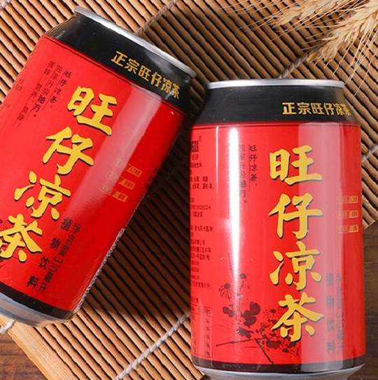 348元旺仔凉茶植物饮料310ml20罐2件