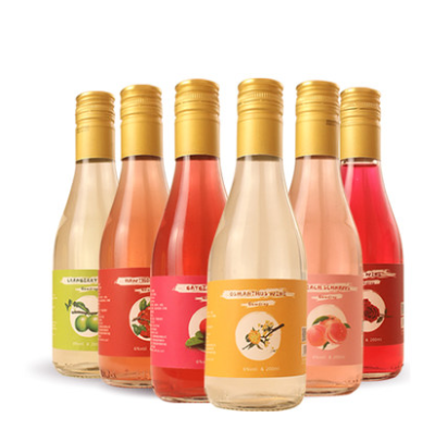 9.9元包邮！侠客传奇 高颜值水果酒 187ml*3瓶