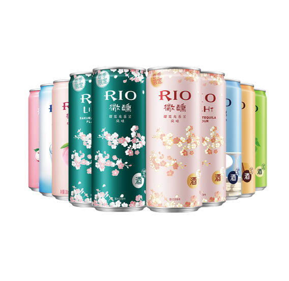 43.4元包邮！锐澳 樱花风味 鸡尾酒套装 330mL*10罐
