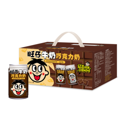 26.62元包邮！旺仔牛奶 巧克力奶145ml*12罐