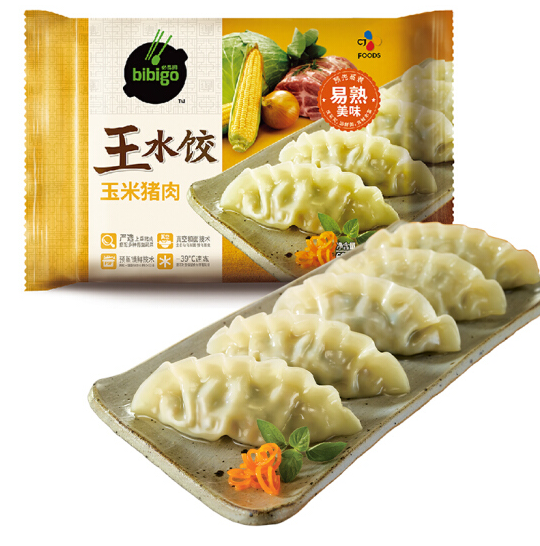 40.71元！必品阁 玉米猪肉王水饺 600g 24只 *7件