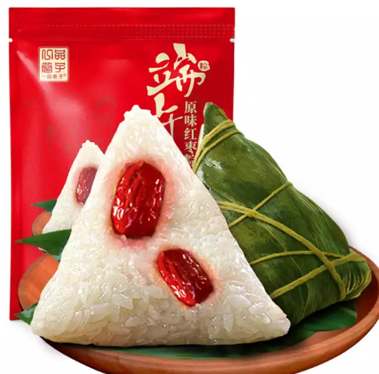 7.9元包邮！一品巷子 粽子礼包红枣粽 120g*4个