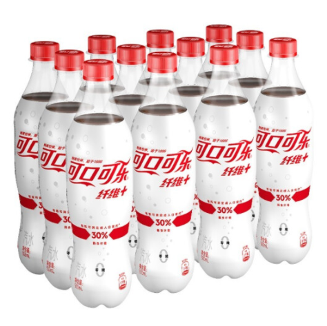 9.9元包邮！Coca-Cola 可口可乐 纤维饮料 500ml*4瓶