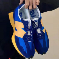 New Balance新百伦327大童款蓝色复古休闲跑鞋