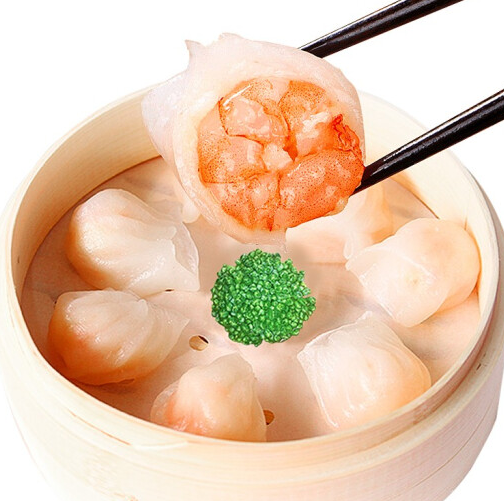 111.2元包邮！珍百年 四喜福水晶虾饺300g*7件