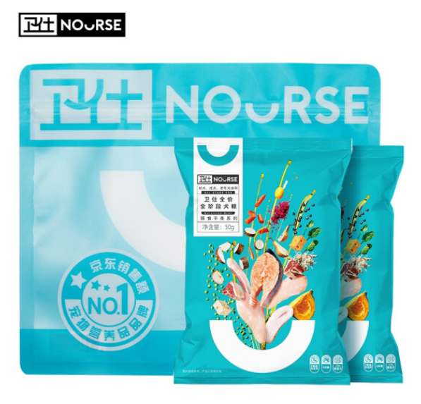 4.5元！卫仕 全价全阶段犬粮 100g*10件
