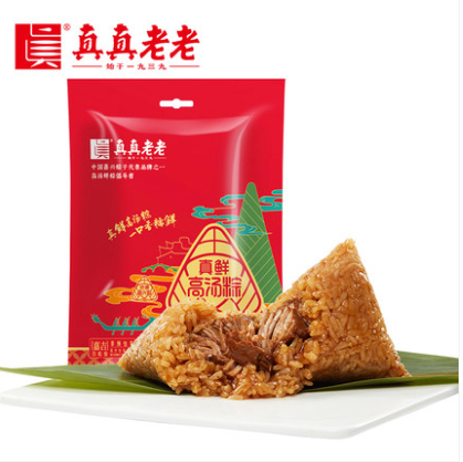 17.9元包邮！真真老老嘉兴粽子肉粽礼包100g*10只
