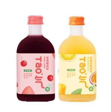 19.9元包邮！侍魂 多口味 果酒300ML*2