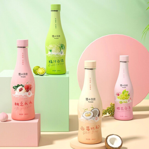 【0糖0脂】14.8元包邮！优之良饮 苏打气泡水 380ml*12瓶 3口味