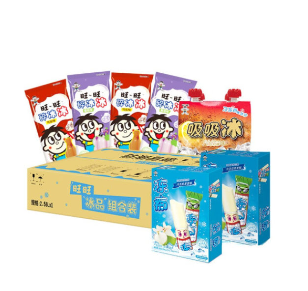 87元！旺旺 棒棒冰 冰品大礼盒  2.56L*3件