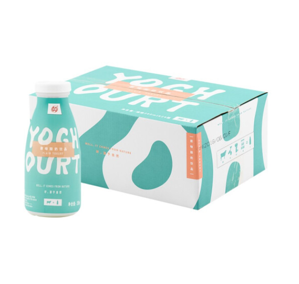 129.66元！好源 原味酸奶200ml*24瓶 *6件
