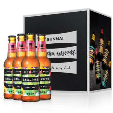 【临期特价】20元包邮！金色三麦 花果山艾尔精酿啤酒 330ml*6瓶
