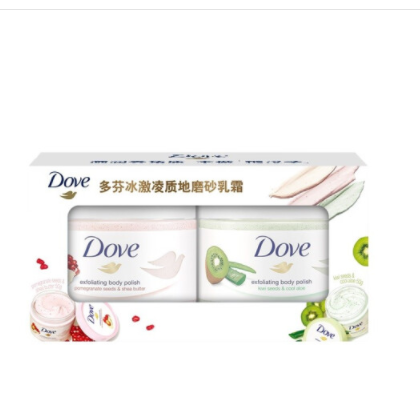 14.9元！Dove 多芬 身体磨砂乳霜 石榴50g+奇异果50g
