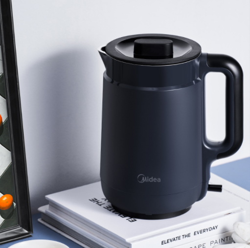 【新品】69元包邮！美的 家用自动断电保温一体热水壶 1.5L
