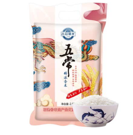 13.5元包邮！品冠膳食 五常醉浓香米 2.5kg
