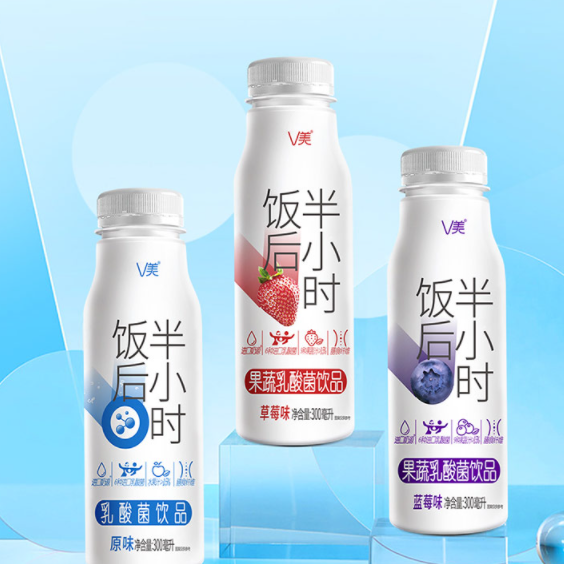 14.9元包邮！新希望 蓝莓味乳酸菌 300ml*6瓶
