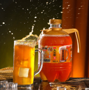 16.8元包顺丰！不言败 青岛原浆 精酿啤酒 1.5L