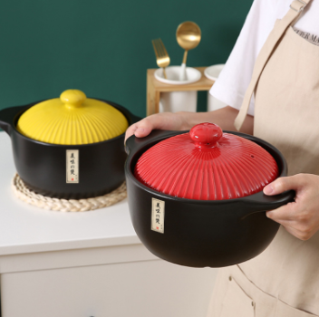 18元包邮！帮企 耐高温陶瓷砂锅炖锅 1.6L
