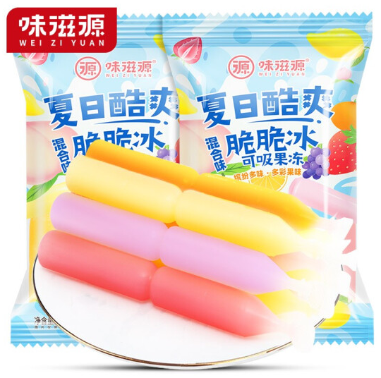 14.9元包邮！味滋源 棒棒冰家庭装混合口味 20支装
