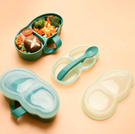 35.6元！柚芽 宝宝辅食碗+汤碗+训练筷