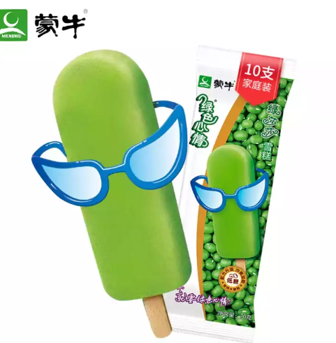 78.7元！蒙牛绿色心情雪糕70g*10支*4件+优益C100ml*10瓶*4件