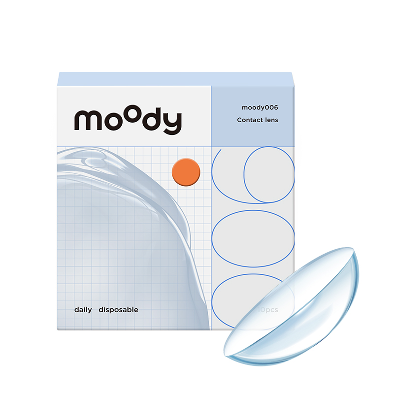 moody隐形近视眼镜日抛10片