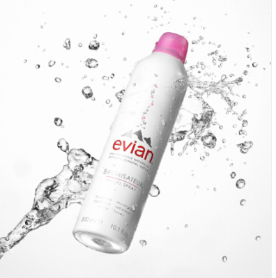 87.2元包邮！evian 依云 天然矿泉水喷雾 300ml*3件