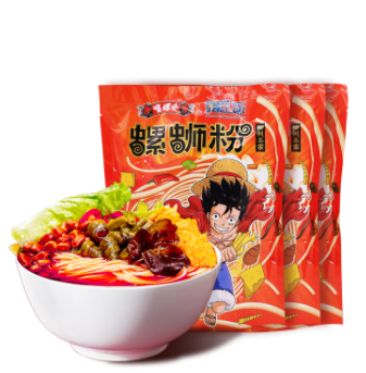 25.7元包邮！嘻螺会×海贼王 螺蛳粉350g*3袋