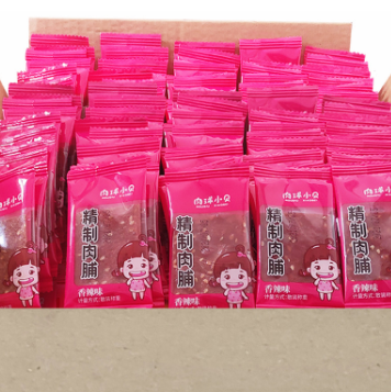 11.8元包邮！肉松小贝 正宗猪肉脯40小包 160g