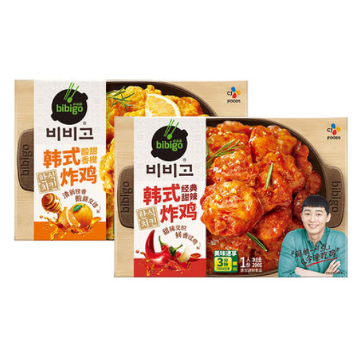 41.9元包邮！必品阁 韩式微波炸鸡 200g*4盒