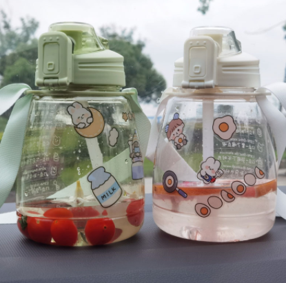 19.9元包邮！造物九号 网红大肚子大容量水杯1100ml