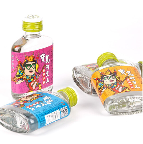 3.8元包邮！宝岛阿里山 台湾风味高粱酒绵柔浓香110ml小酒