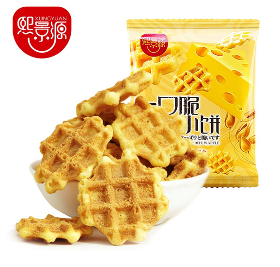 21.6元！熙景源 日式迷你华夫饼50g*8袋