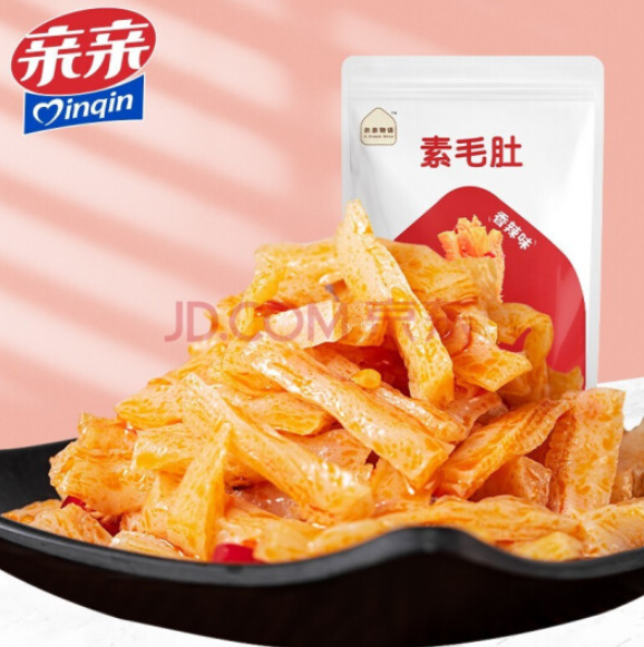 10.8元包邮！Qinqin 亲亲 素毛肚 180g*4件