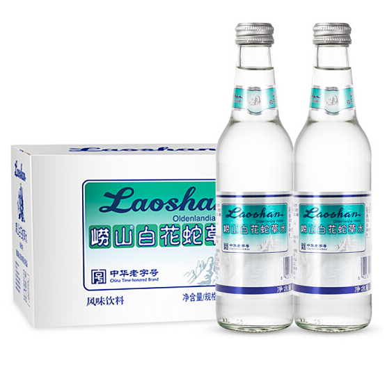 197.59元！崂山 白花蛇草水风味饮料 330ml*72瓶