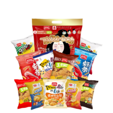 19.9元包邮！盼盼 膨化零食超值大礼包684g