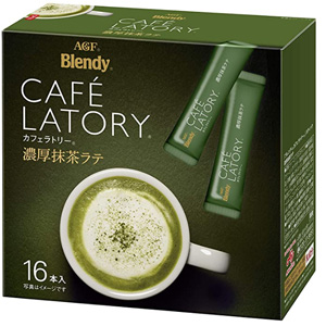 AGF Blendy Cafe Latory 抹茶拿铁粉 16条 AGF Blendy Cafe Latory 抹茶拿铁粉 16条