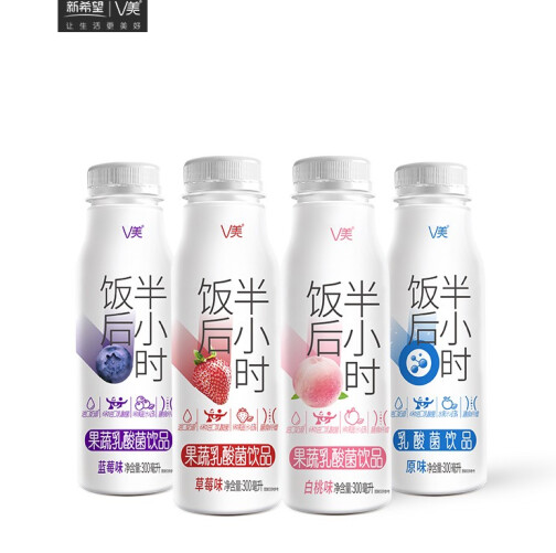 【临期特价】19.9元包邮！新希望 饭后半小时酸奶乳酸菌 300ml*8瓶