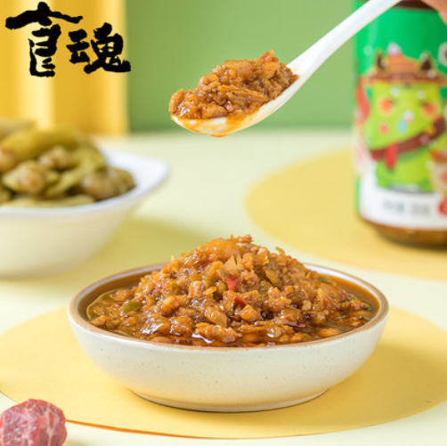 18.9元包邮！食魂 牛肉蒜蓉酱组合200*4瓶