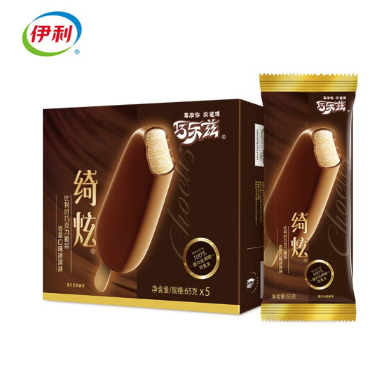 92.5元！伊利 巧乐兹雪糕65g*5支/盒*5件