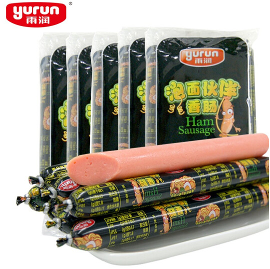 19.9元包邮！雨润 火腿肠泡面搭档 240g*4袋 共960g