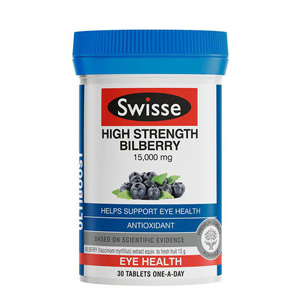 3件包邮包税!Swisse 高浓度越橘片蓝莓护眼片 30粒 3件包邮包税!Swisse 高浓度越橘片蓝莓护眼片 30粒