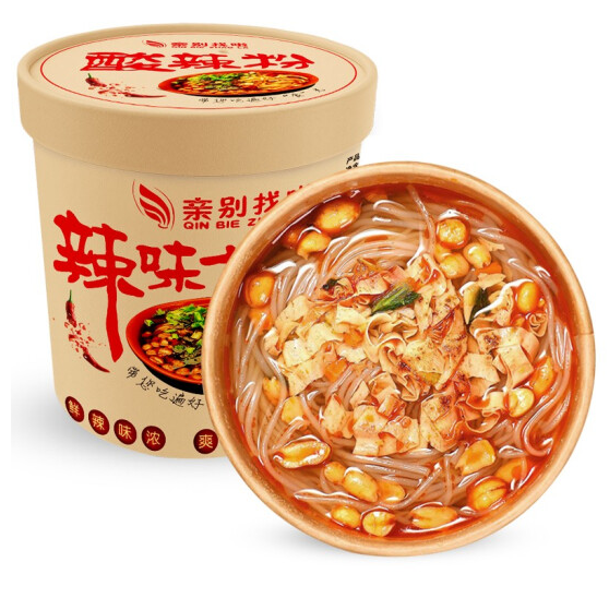 9.9包邮！亲别找啦 重庆酸辣粉米粉126g*5件